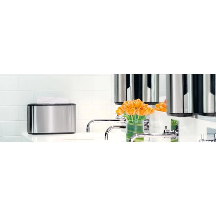 Tork Handtuchspender Matic Image Design 460001, H1, Edelstahl Gebürstet, Für Rollenhandtücher, Silber 2 Tork Handtuchspender Matic Image Design 460001, H1, Edelstahl Gebürstet, Für Rollenhandtücher, Silber – Bild 2