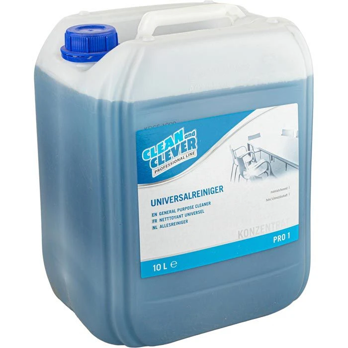 CLEANandCLEVER Universalreiniger Professional Line, PRO1, Konzentrat, 10 Liter 1 CLEANandCLEVER Universalreiniger Professional Line, PRO1, Konzentrat, 10 Liter