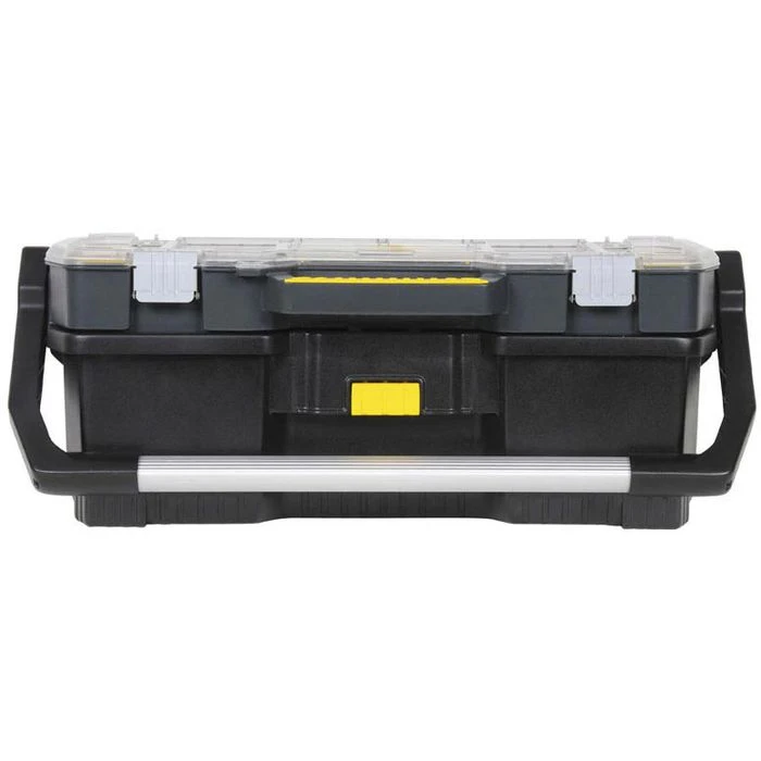 Stanley Werkzeugkoffer Werkzeugtrage, 1-97-514, Leer, Aus Kunststoff, Mit Organizeraufsatz 8 Stanley Werkzeugkoffer Werkzeugtrage, 1-97-514, Leer, Aus Kunststoff, Mit Organizeraufsatz – Bild 8