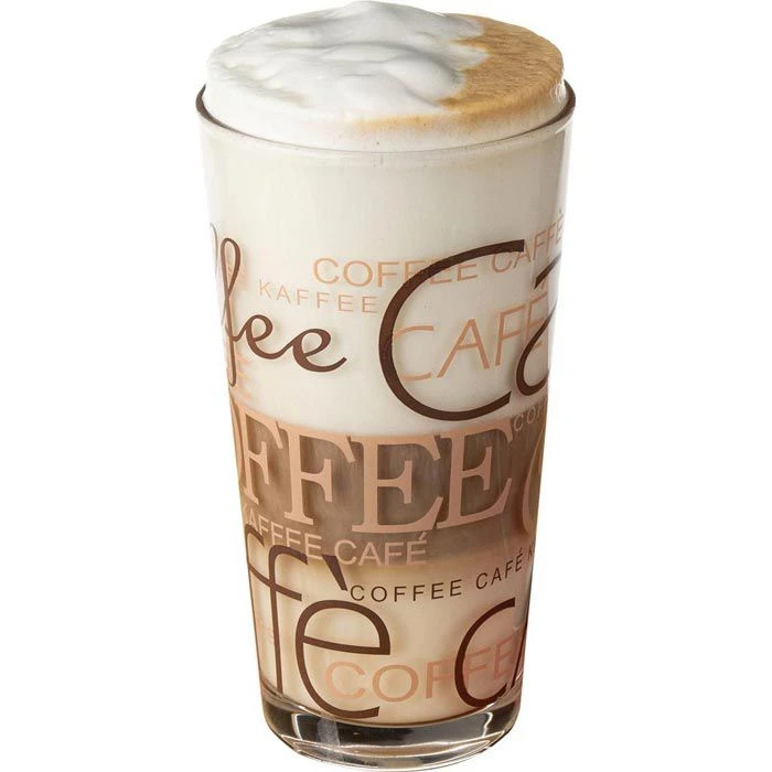 Van-Well Kaffeegläser Coffee Dekor, Latte Macchiato Gläser, 390ml, 12 Stück 3 Van-Well Kaffeegläser Coffee Dekor, Latte Macchiato Gläser, 390ml, 12 Stück – Bild 3