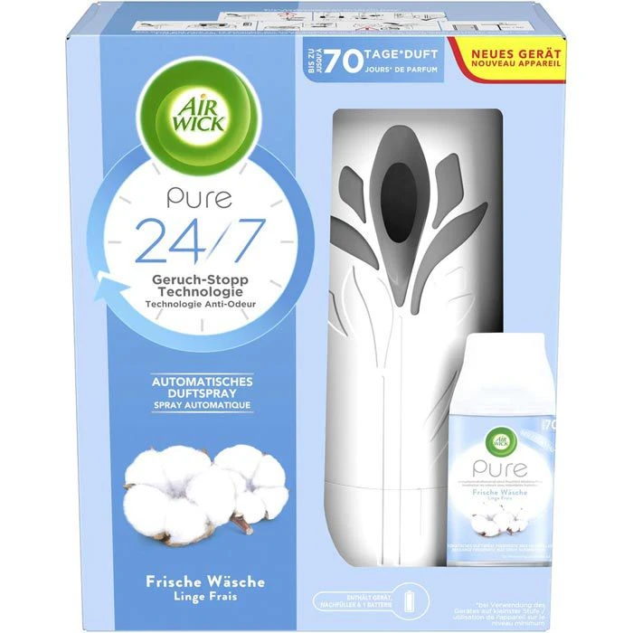 Airwick Raumduft Freshmatic Max Pure, Starterset, 250 Ml, Frische Wäsche 1 Airwick Raumduft Freshmatic Max Pure, Starterset, 250 Ml, Frische Wäsche