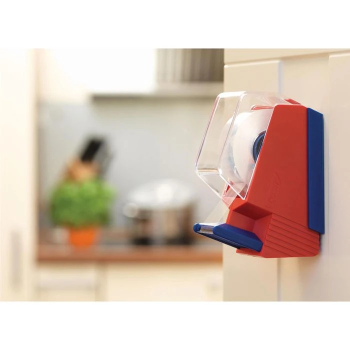 Tesa Klebefilmabroller 57320, Rot/blau, Wandabroller Für Kleberollen 15mm X 33m 2 Tesa Klebefilmabroller 57320, Rot/blau, Wandabroller Für Kleberollen 15mm X 33m – Bild 2