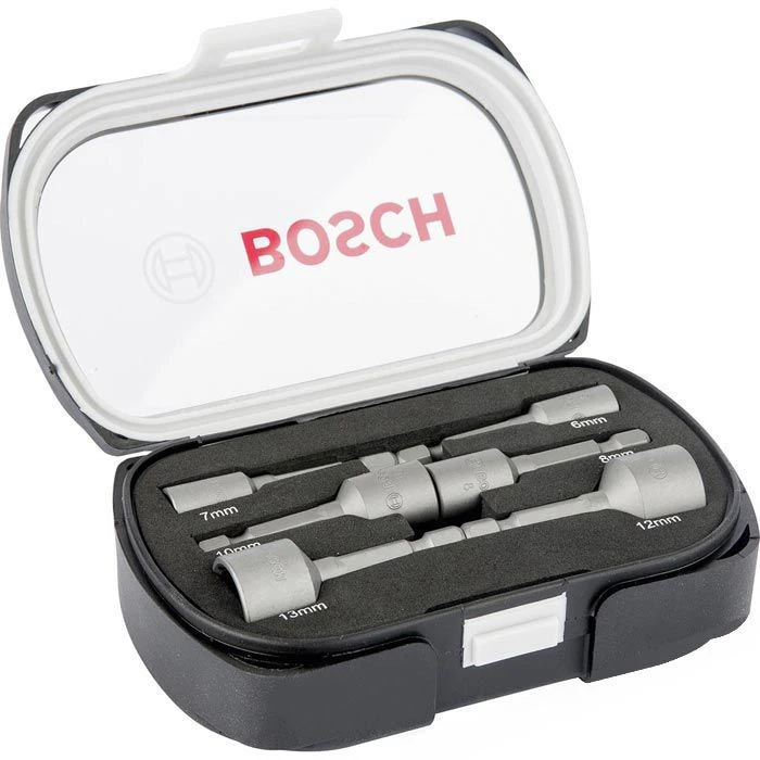 Bosch Steckschlüssel 2608551079, 6-teilig, 6 - 13mm Schlüsselweite - 50mm Länge, 1/4 Zoll 2 Bosch Steckschlüssel 2608551079, 6-teilig, 6 - 13mm Schlüsselweite - 50mm Länge, 1/4 Zoll – Bild 2