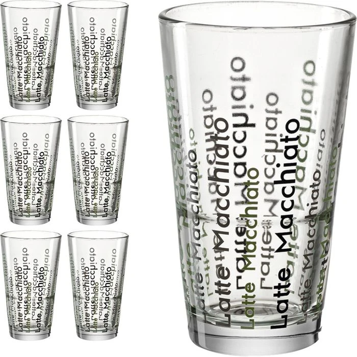 Montana Kaffeegläser Simply 060999, Latte Macchiato Gläser, 340ml, 6 Stück 1 Montana Kaffeegläser Simply 060999, Latte Macchiato Gläser, 340ml, 6 Stück