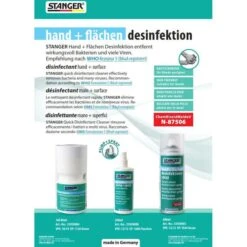 Stanger Desinfektionsmittel 55050003, Für Hände Und Flächen, Spray, 400 Ml 8 Stanger Desinfektionsmittel 55050003, Für Hände Und Flächen, Spray, 400 Ml -Drogerie - Gesundheit Geschäft dac7e3ca98659c8dc48dd4dd5cd8232747405b14 desinfektionsmittel stanger 55050003 alkoholisch