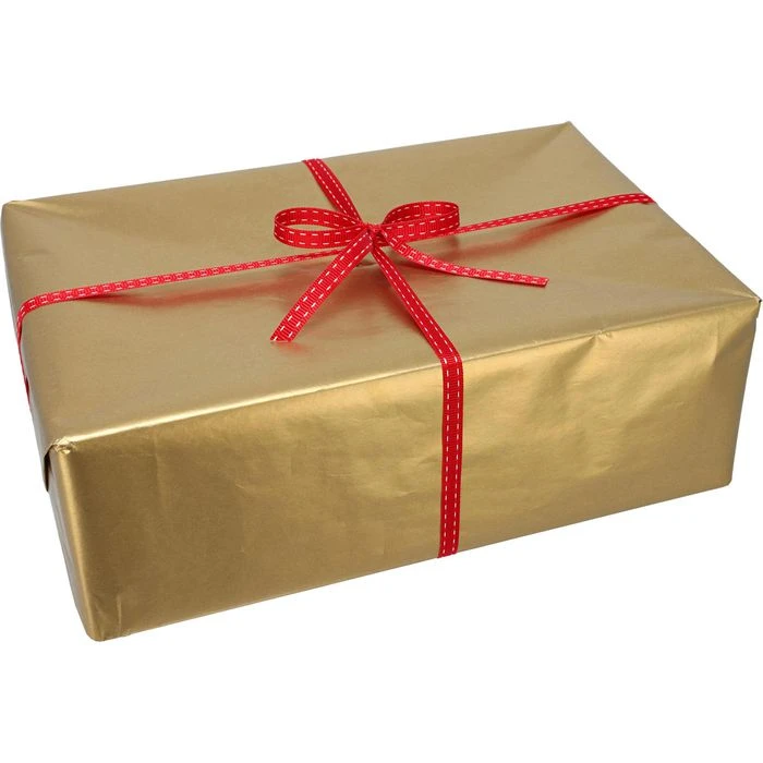 Präsent Geschenkband Stitches, Rot/weiß, Ripsband, 7mm X 20m, Matt 2 Präsent Geschenkband Stitches, Rot/weiß, Ripsband, 7mm X 20m, Matt – Bild 2