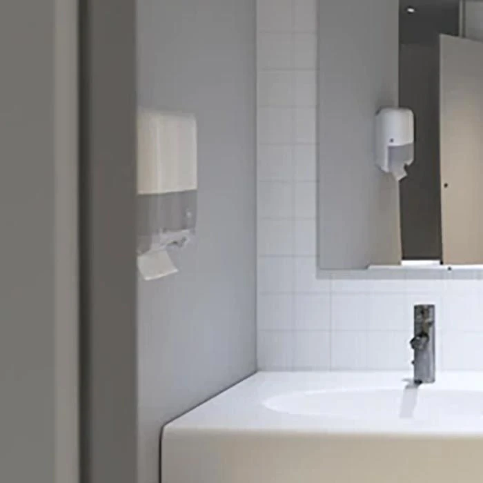 Tork Handtuchspender Mini Starter Pack 953101 H3, Elevation Mini, Kunststoff, Inkl. 250 Tücher 2 Tork Handtuchspender Mini Starter Pack 953101 H3, Elevation Mini, Kunststoff, Inkl. 250 Tücher – Bild 2