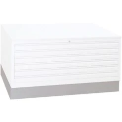G-Office Sockel Für Planschrank DIN A0, 140 X 15 X 95cm, Lichtgrau