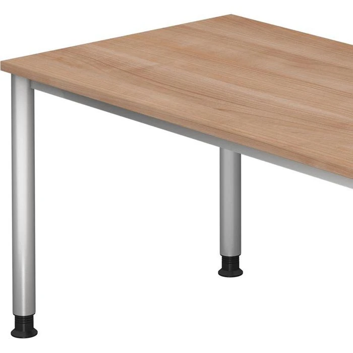 Hammerbacher Schreibtisch H-Serie, Nussbaum, Höhenverstellbar, 180 X 68,5-81 X 80cm 3 Hammerbacher Schreibtisch H-Serie, Nussbaum, Höhenverstellbar, 180 X 68,5-81 X 80cm – Bild 3
