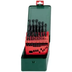 Metabo Bohrer HSS-R-Bohrerkassette SP, 627152000, 25-teiliges Set, HSS-R Metallbohrer