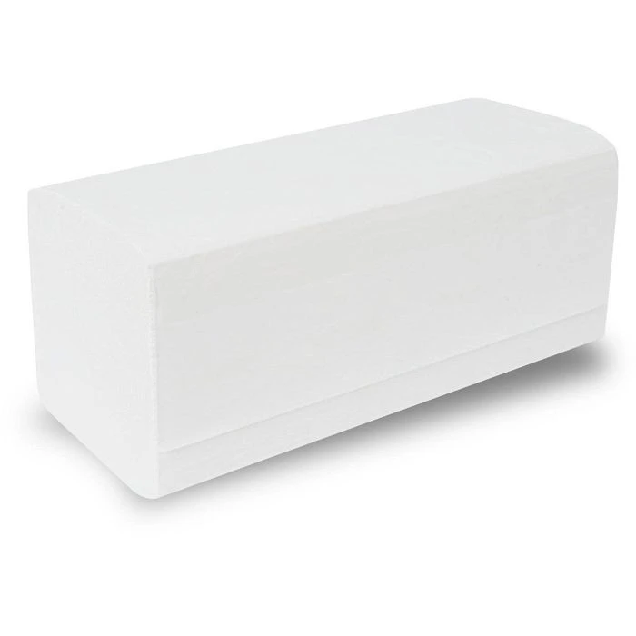 Semy-Top Papierhandtücher 2-lagig, Weiß, Zick-Zack-Falz, 24 X 21 Cm, 3200 Stück 3 Semy-Top Papierhandtücher 2-lagig, Weiß, Zick-Zack-Falz, 24 X 21 Cm, 3200 Stück – Bild 3