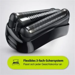 Braun Elektrorasierer Series 3 310BT Shave & Style, Für Herren, Wet & Dry, Mit Trimmer, Schwarz/blau -Drogerie - Gesundheit Geschäft e4179e02b41f4412cee57b98e929790b94aa3121 elektrorasierer braun series 3 310bt shave und style