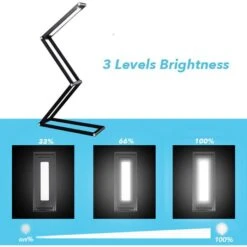 Infitronic Schreibtischlampe INLEDPLB LED, Dimmbar, Schwarz, USB, Faltbar, Standfuß, Mit Akku -Drogerie - Gesundheit Geschäft e468abf48d1d37025903544d69baa339ccdeda52 schreibtischlampe infitronic inledplb led