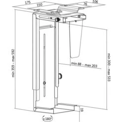 LogiLink PC-Halterung EO0005, Zum Unterbau Für Schreibtische, Schwarz 7 LogiLink PC-Halterung EO0005, Zum Unterbau Für Schreibtische, Schwarz -Drogerie - Gesundheit Geschäft e58bcfb7e4bae78e17718c1815922a58e79eec7c pc halterung logilink eo0005