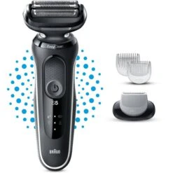 Braun Elektrorasierer Series 5 51-W1600s, Weiß, Wet & Dry, Mit EasyClick-Bodygroomer -Drogerie - Gesundheit Geschäft e5b22174a934f5194bf974c70b2c03a8bfa62379 elektrorasierer braun series 5 51 w1600s weiss