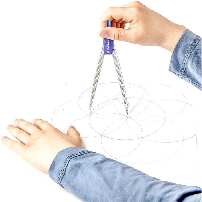 Staedtler Zirkel 550 50 Noris Club, 2-teilig, Einsatzzirkel, Grau/blau, Mit Sicherheitsnadel 5 Staedtler Zirkel 550 50 Noris Club, 2-teilig, Einsatzzirkel, Grau/blau, Mit Sicherheitsnadel – Bild 5