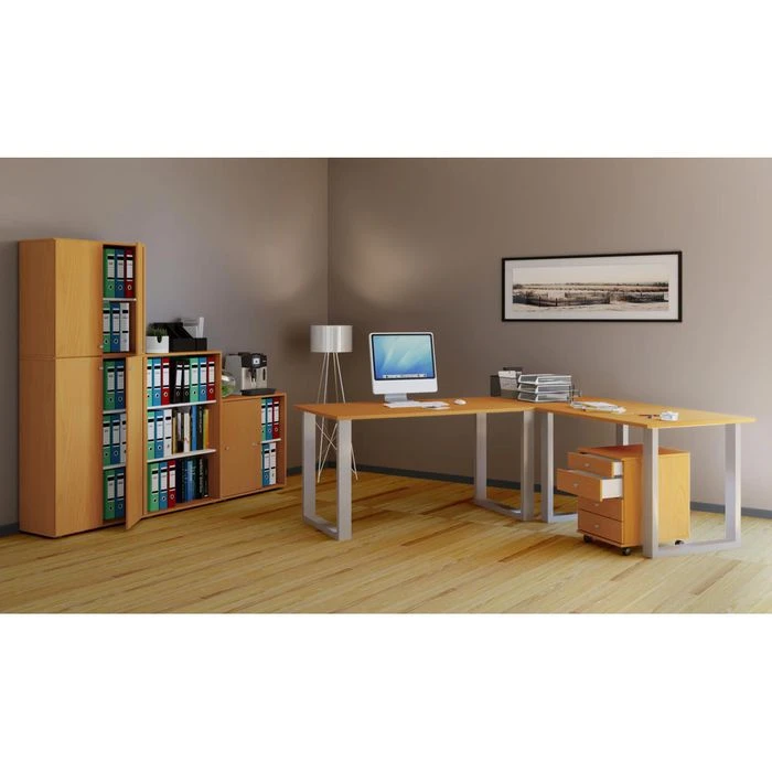 VCM Schreibtisch Lona, 914772, Buche, Maße: 140 X 80cm 2 VCM Schreibtisch Lona, 914772, Buche, Maße: 140 X 80cm – Bild 2