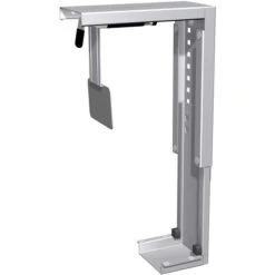 PC-Halterung Geramöbel Zum Unterbau Für Schreibtische, Silber