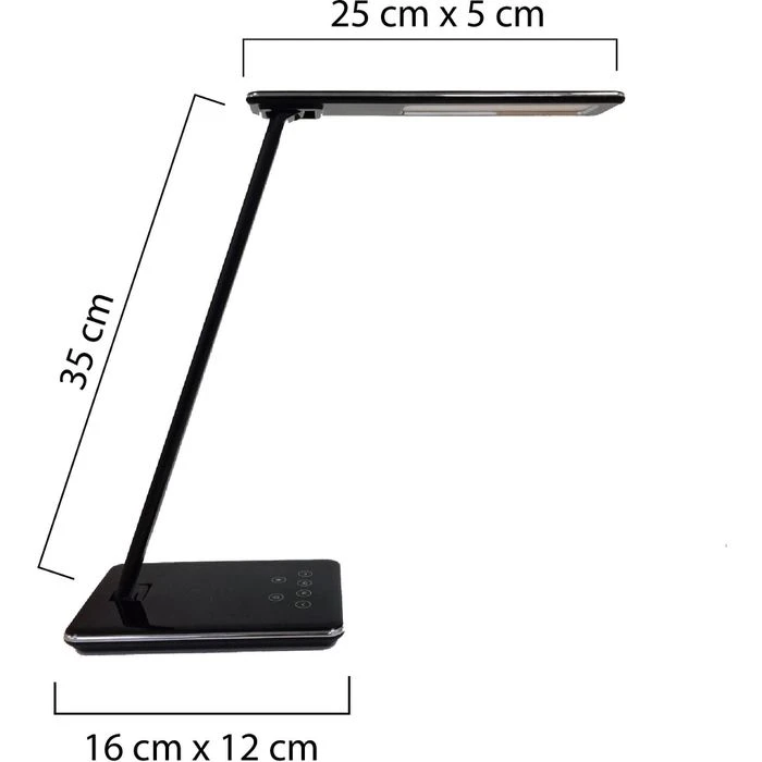 Unilux Schreibtischlampe Linka LED, Dimmbar, USBm, QI-Ladegerät, Mit Standfuß 5 Unilux Schreibtischlampe Linka LED, Dimmbar, USBm, QI-Ladegerät, Mit Standfuß – Bild 5