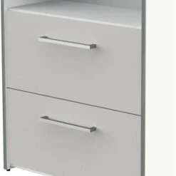 Kerkmann Kombischrank Move 3, Aus Holz, Mit Hängeregister, 80 X 111 X 38cm, Lichtgrau -Drogerie - Gesundheit Geschäft f5a6b35a57370021a2b2c9c78073efd92c9af724 kombischrank kerkmann move 3 aus holz