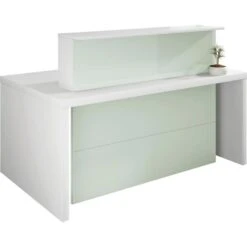 Kerkmann Empfangstheke Verona, 3535, Weiß, 170 X 112 X 100cm, Kompakttheke