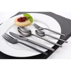 Gräwe Menümesser Lissabon, Edelstahl - Titan, Rostfrei, Schwarz, Set 6 Stück -Drogerie - Gesundheit Geschäft f682999fe8ab762aa1ebed3edde31a0e65577a1c menuemesser graewe lissabon edelstahl titan