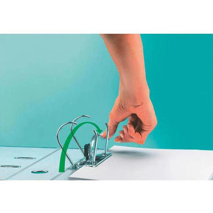 Leitz Ordner 1006-01-01 WOW Laminierter Karton, A4, 5,2cm, Weiß 3 Leitz Ordner 1006-01-01 WOW Laminierter Karton, A4, 5,2cm, Weiß – Bild 3