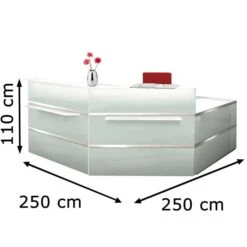 Kerkmann Empfangstheke Atlantis, Weiß, 250 X 110 X 250cm, Winkeltheke Mit Anbautisch 9 Kerkmann Empfangstheke Atlantis, Weiß, 250 X 110 X 250cm, Winkeltheke Mit Anbautisch -Drogerie - Gesundheit Geschäft fc8fd1d54c439396618d2e370dd761fe532c4c5e empfangstheke kerkmann atlantis weiss