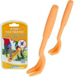 OTOM Zeckenhaken Tick Twister, Für Mensch Und Tier, Set Mit 0,1 Mm Und 0,4 Mm, Kunststoff