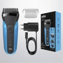 Braun Elektrorasierer Series 3 310BT Shave & Style, Für Herren, Wet & Dry, Mit Trimmer, Schwarz/blau -Drogerie - Gesundheit Geschäft fd8e0d8f3aa1f9ed8c329ffbe9e49a74f0f1a7c0 elektrorasierer braun series 3 310bt shave und style