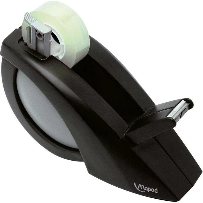 Maped Klebefilmabroller Expert Compact Pro Green, Tischabroller Für Kleberollen 19mm X 66m, Schwarz 2 Maped Klebefilmabroller Expert Compact Pro Green, Tischabroller Für Kleberollen 19mm X 66m, Schwarz – Bild 2